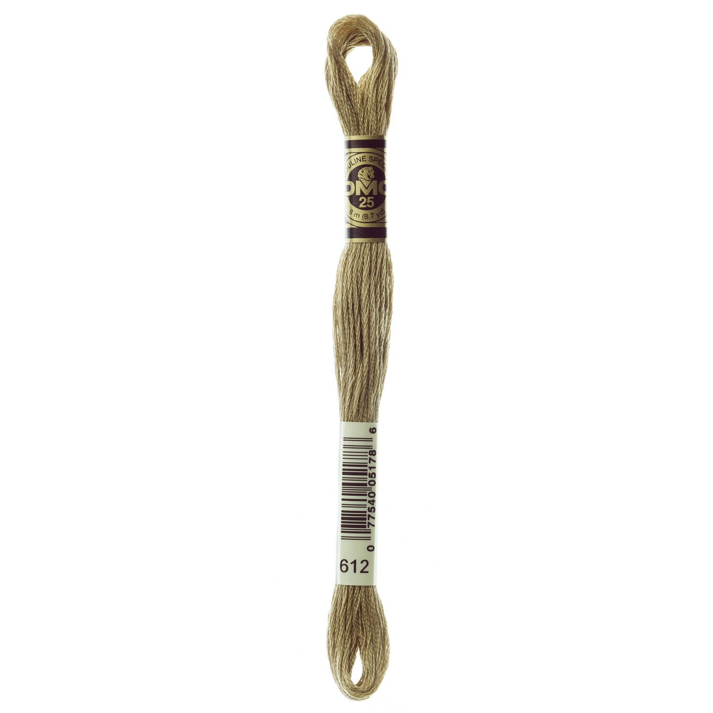 Mouliné Stranded Cotton:  8m: Skein - Jute