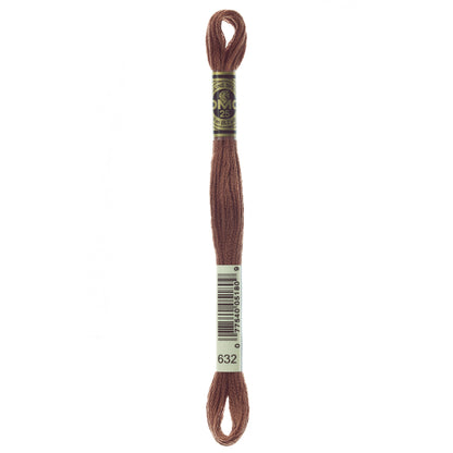 Mouliné Stranded Cotton:  8m: Skein - Cocoa