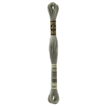 Mouliné Stranded Cotton:  8m: Skein - Rock Grey