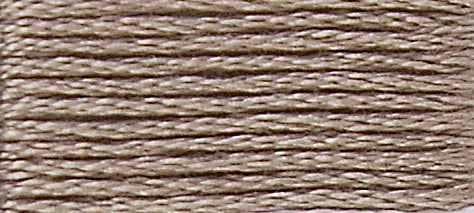 DMC Mouliné Stranded Cotton:  8m: Skein - Rhino