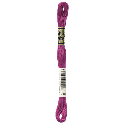 Mouliné Stranded Cotton:  8m: Skein - Metallic Rose Magenta