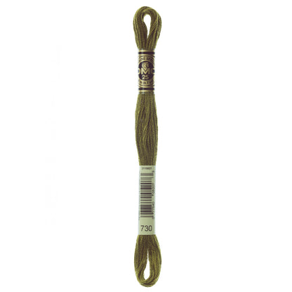 Mouliné Stranded Cotton:  8m: Skein - Khaki