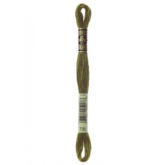 Mouliné Stranded Cotton:  8m: Skein - Khaki
