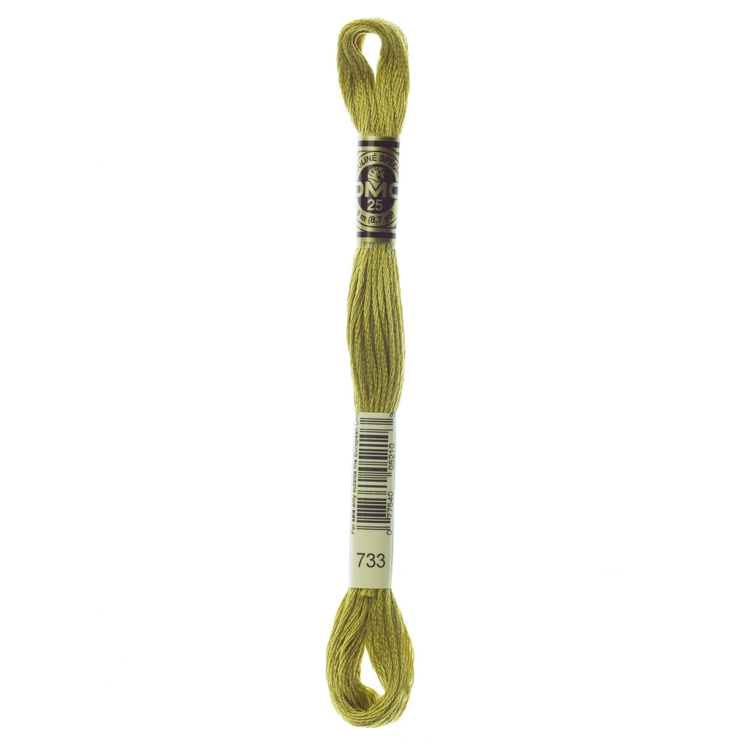 Mouliné Stranded Cotton:  8m: Skein - Golden Green