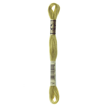 Mouliné Stranded Cotton:  8m: Skein - Broken Olive
