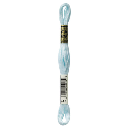 Mouliné Stranded Cotton:  8m: Skein - Pearlescent Blue Sea Mist