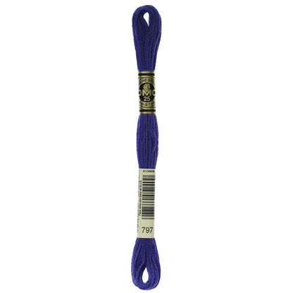 Mouliné Stranded Cotton:  8m: Skein - French Blue