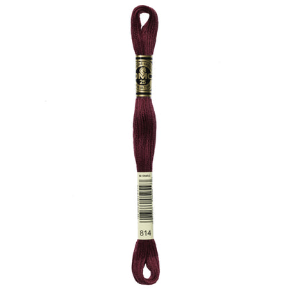 Mouliné Stranded Cotton:  8m: Skein - Vin Rouge