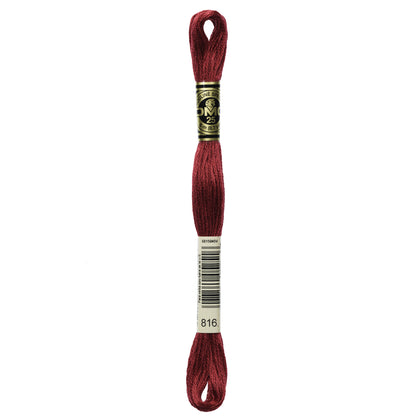 Mouliné Stranded Cotton:  8m: Skein - Cherry Red