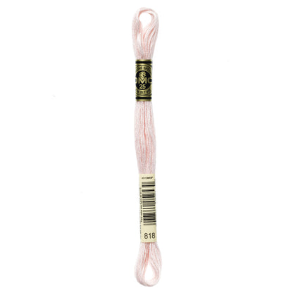 Mouliné Stranded Cotton:  8m: Skein - Pearlescent Powder Pink