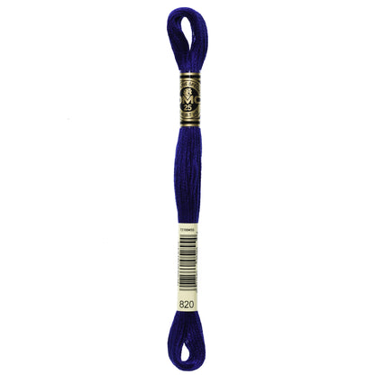 Mouliné Stranded Cotton:  8m: Skein - Royal Blue