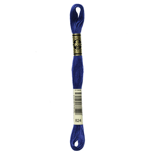Mouliné Stranded Cotton:  8m: Skein - Marine Blue