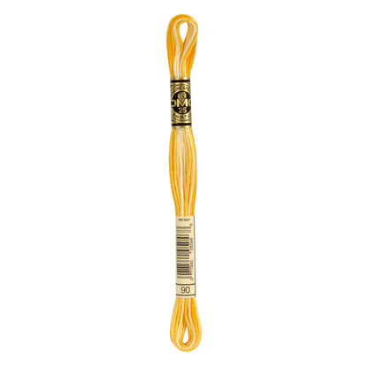 Mouliné Stranded Cotton:  8m: Skein - Sunny Yellow Ombre