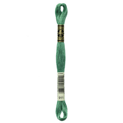 Mouliné Stranded Cotton:  8m: Skein - Golf Green