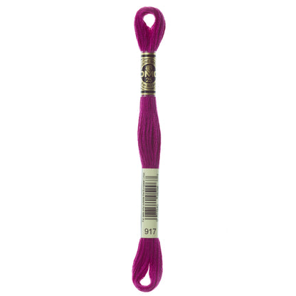 Mouliné Stranded Cotton:  8m: Skein - Dark Magenta