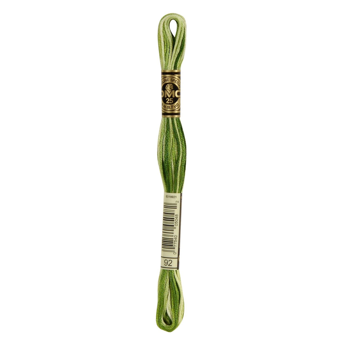 Mouliné Stranded Cotton:  8m: Skein - Foliage Green Ombre