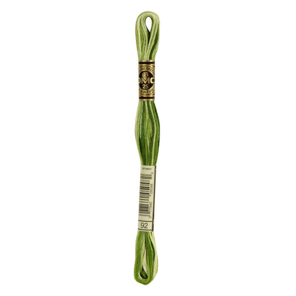 Mouliné Stranded Cotton:  8m: Skein - Foliage Green Ombre