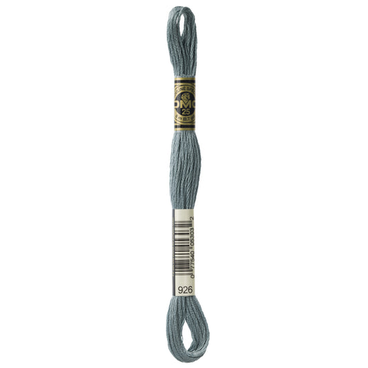 Mouliné Stranded Cotton:  8m: Skein - Grey Green