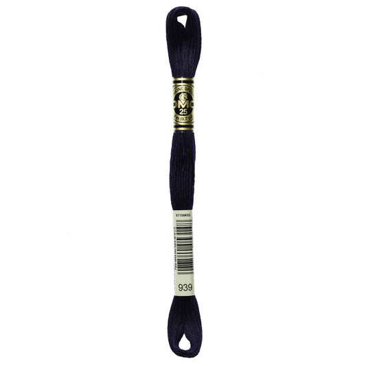 Mouliné Stranded Cotton:  8m: Skein - Elderberry Blue