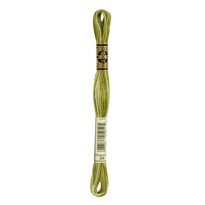 Mouliné Stranded Cotton:  8m: Skein - Moss Green Ombre