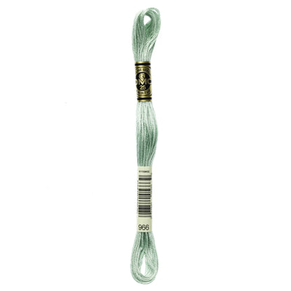 Mouliné Stranded Cotton:  8m: Skein - Pearlescent Soft Green