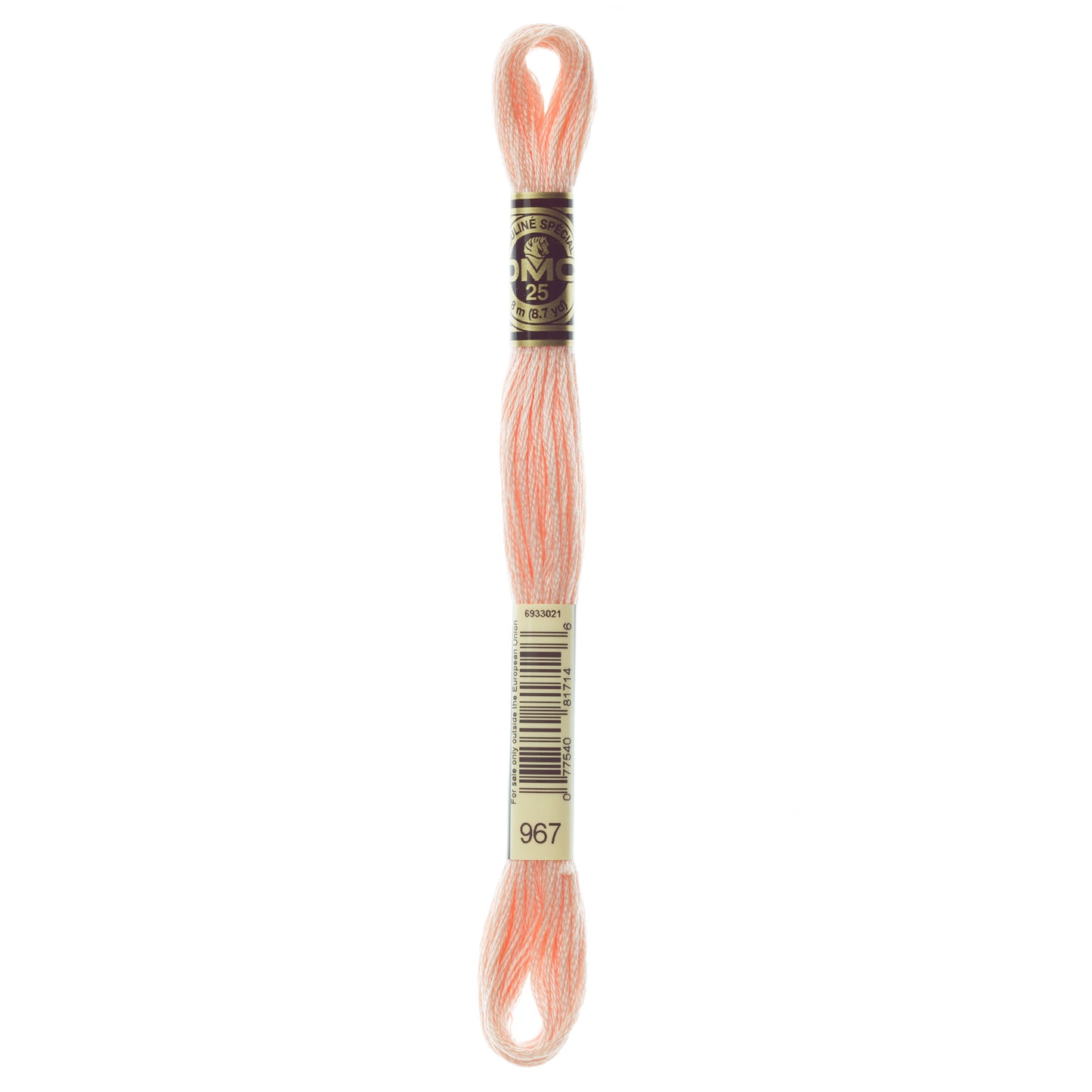 Mouliné Stranded Cotton:  8m: Skein - Pearlescent Flamingo