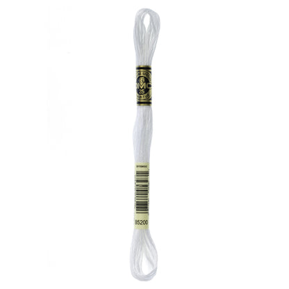 Mouliné Stranded Cotton:  8m: Skein - Pearlescent White Light