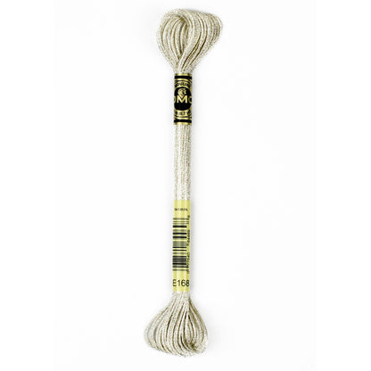 Light Effects Thread:  8m: Skein - Metallic Town Mouse Grey