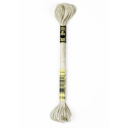 Light Effects Thread:  8m: Skein - Metallic Town Mouse Grey