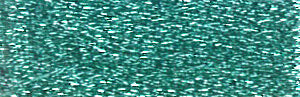 DMC Light Effects Thread:  8m: Skein - Metallic Turquoise Green