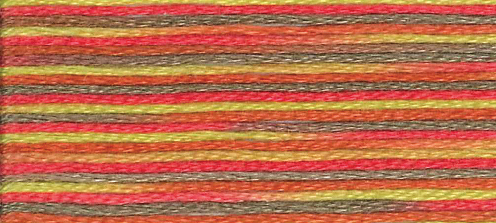 DMC Mouline Colour Variations:  8m: Skein - Flickering Campfire