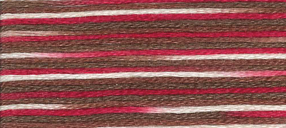 DMC Mouline Colour Variations:  8m: Skein - Bonfire Night