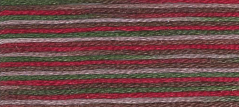 DMC Mouline Colour Variations:  8m: Skein - Woodland Riot