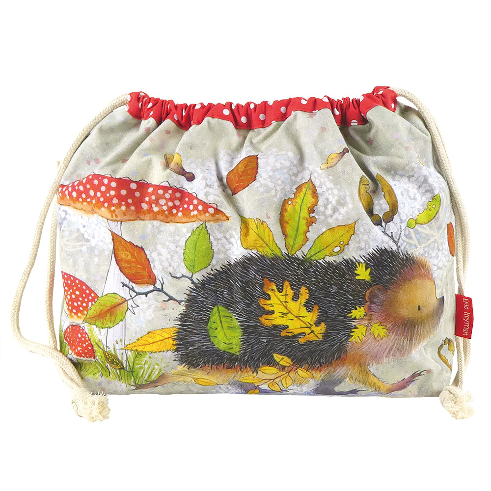 Hedgehog Drawstring Bag