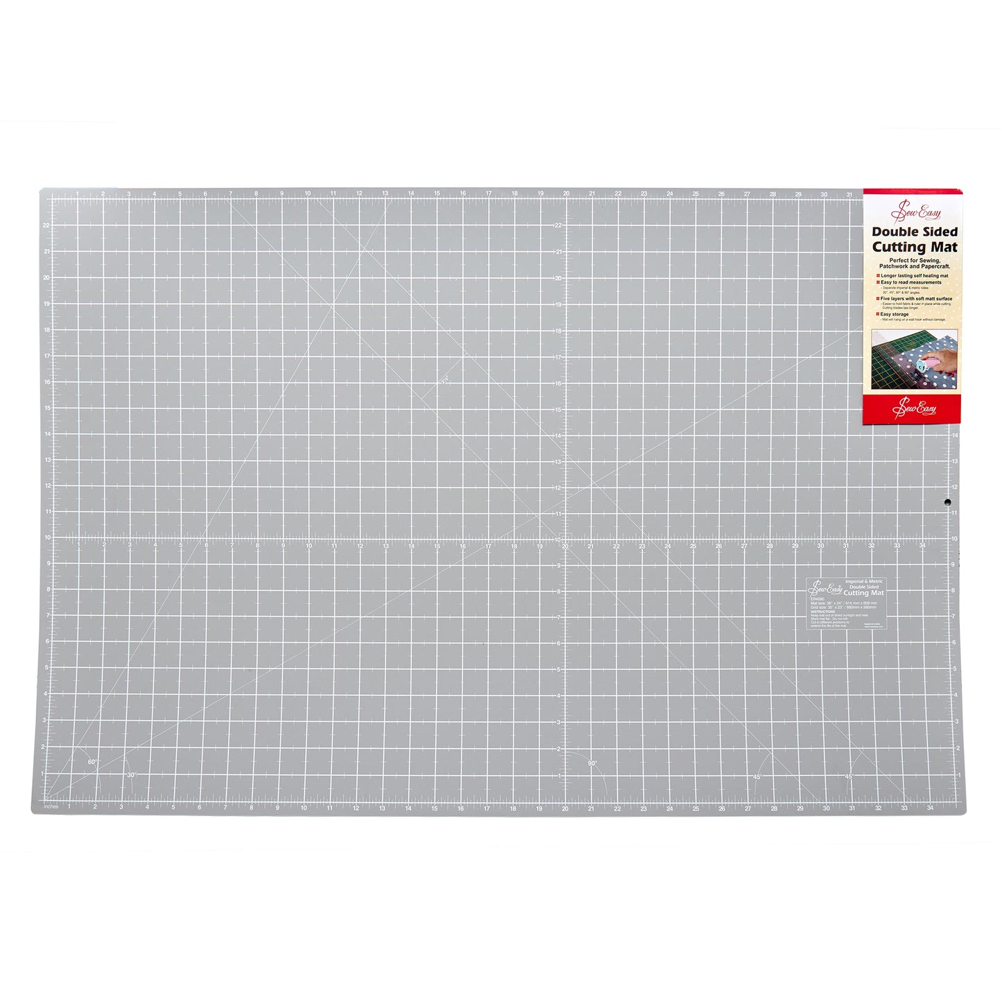 Cutting Mat, Extra Large 91 x 60cm Grey
