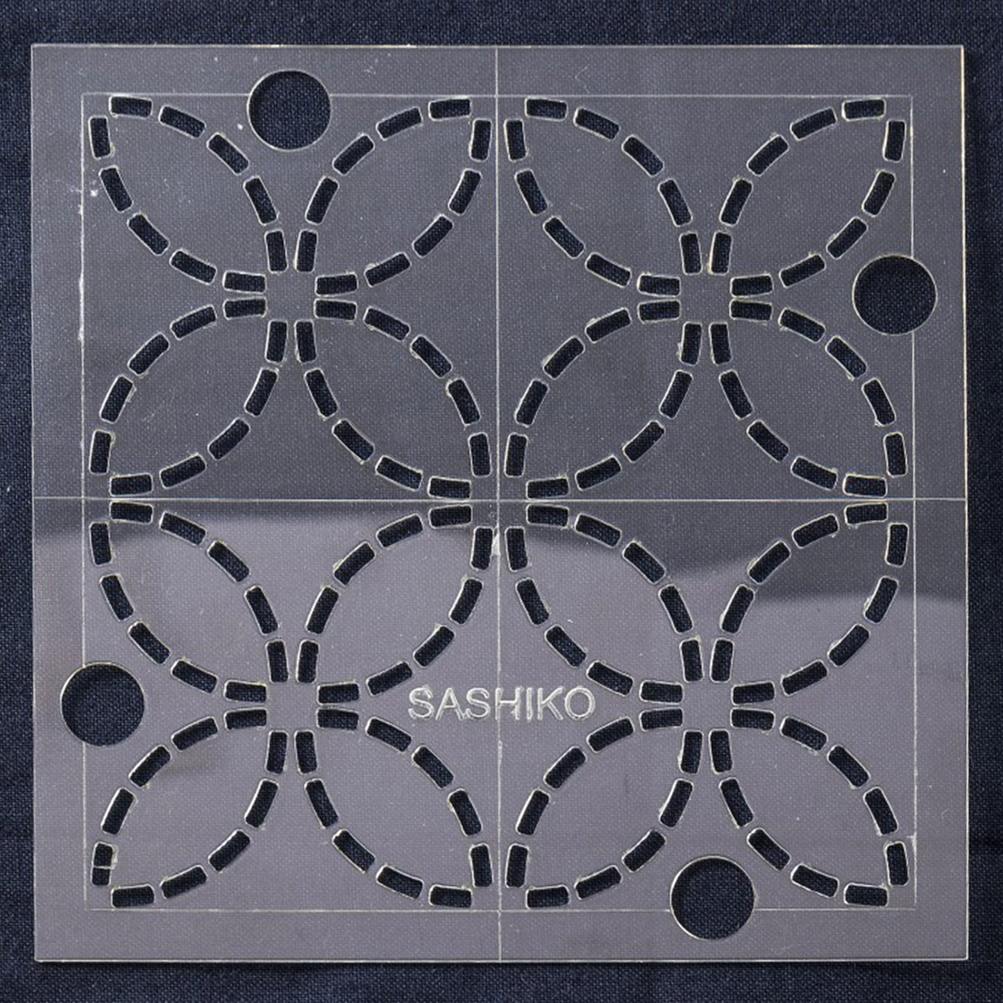 Sashiko: Template: 4in: Shippou (Seven Treasures)