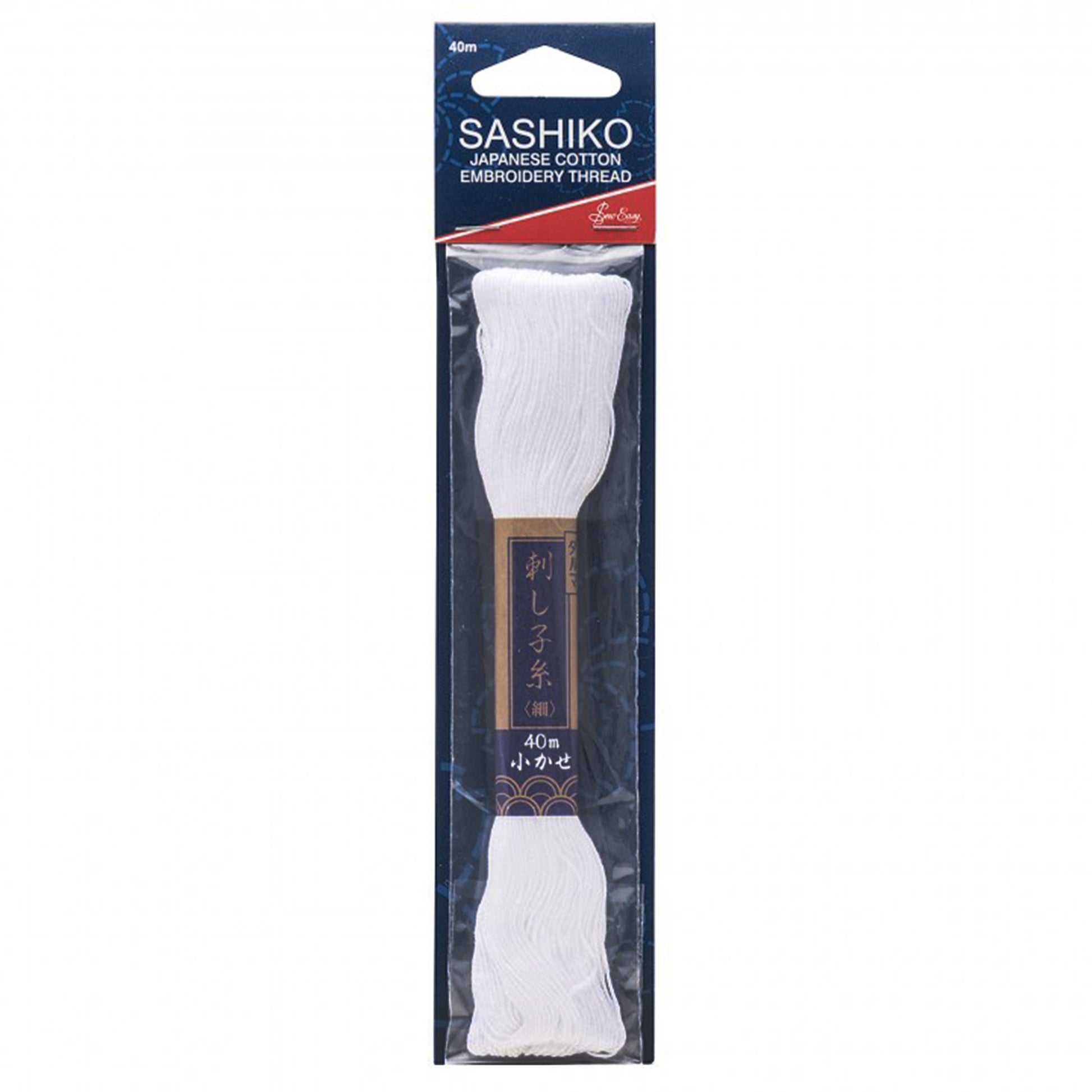 Sashiko: Cotton Thread: 40m: White