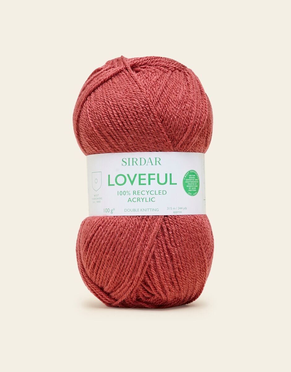 Sirdar Loveful 100% Recycled Acrylic DK, 100g
