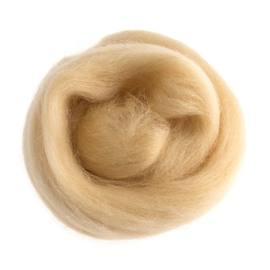 Trimits wool roving in cream 10g pack