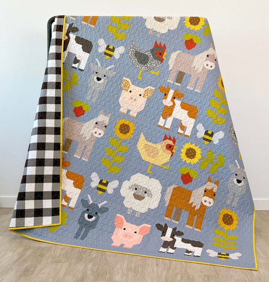 Elizabeth Hartman Pattern Fab Farm Sampler Quilt Pattern