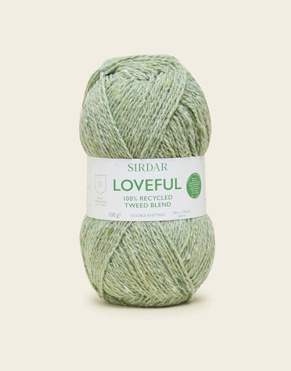 Sirdar Loveful 100% Recycled Tweed Blend Acrylic Double Knit Yarn