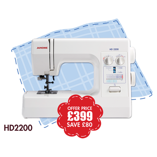 Janome HD2200 Mechanical Sewing Machine ***Sale Save £80 ***
