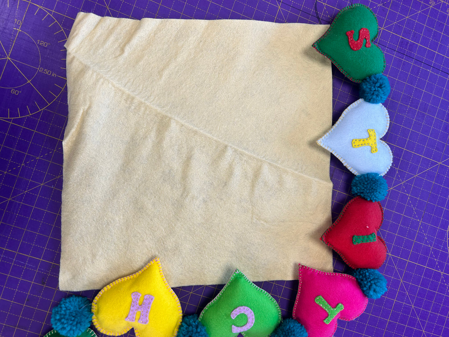 Felt Squares Wool Viscose 30 x 30cm [12 inch squares]