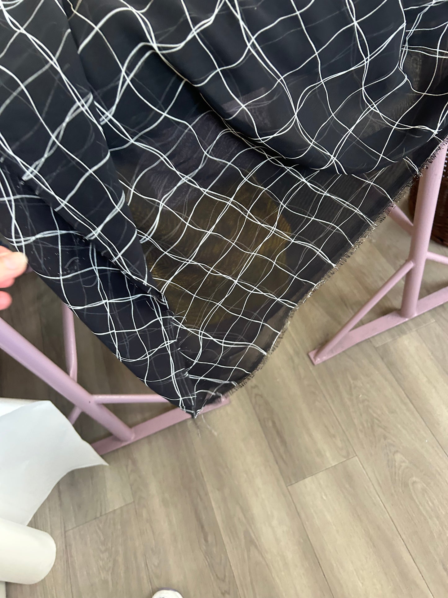 Dead stock Black Chiffon