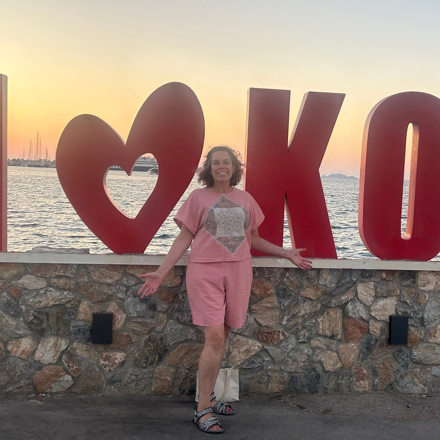 Pink - Linen Viscose Slub