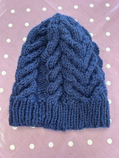 Learn to knit Cable - Hat