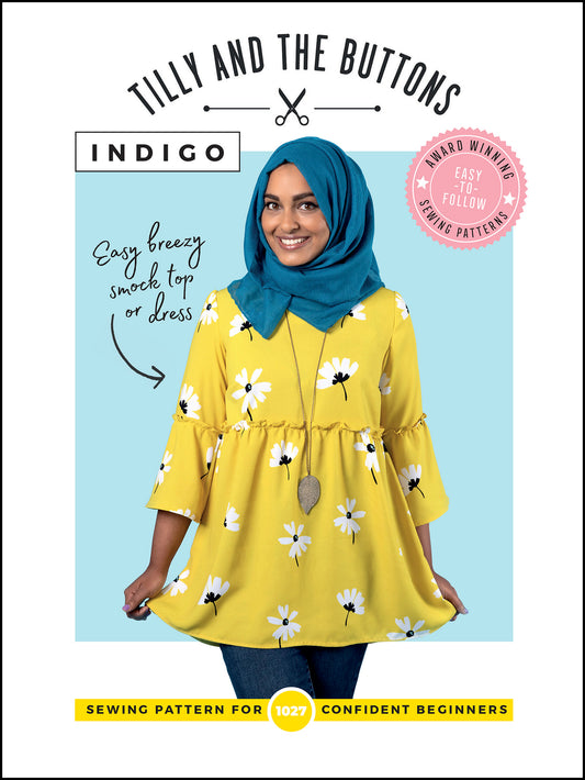 Image of Indigo Dress and smock top by Tilly and the Buttons