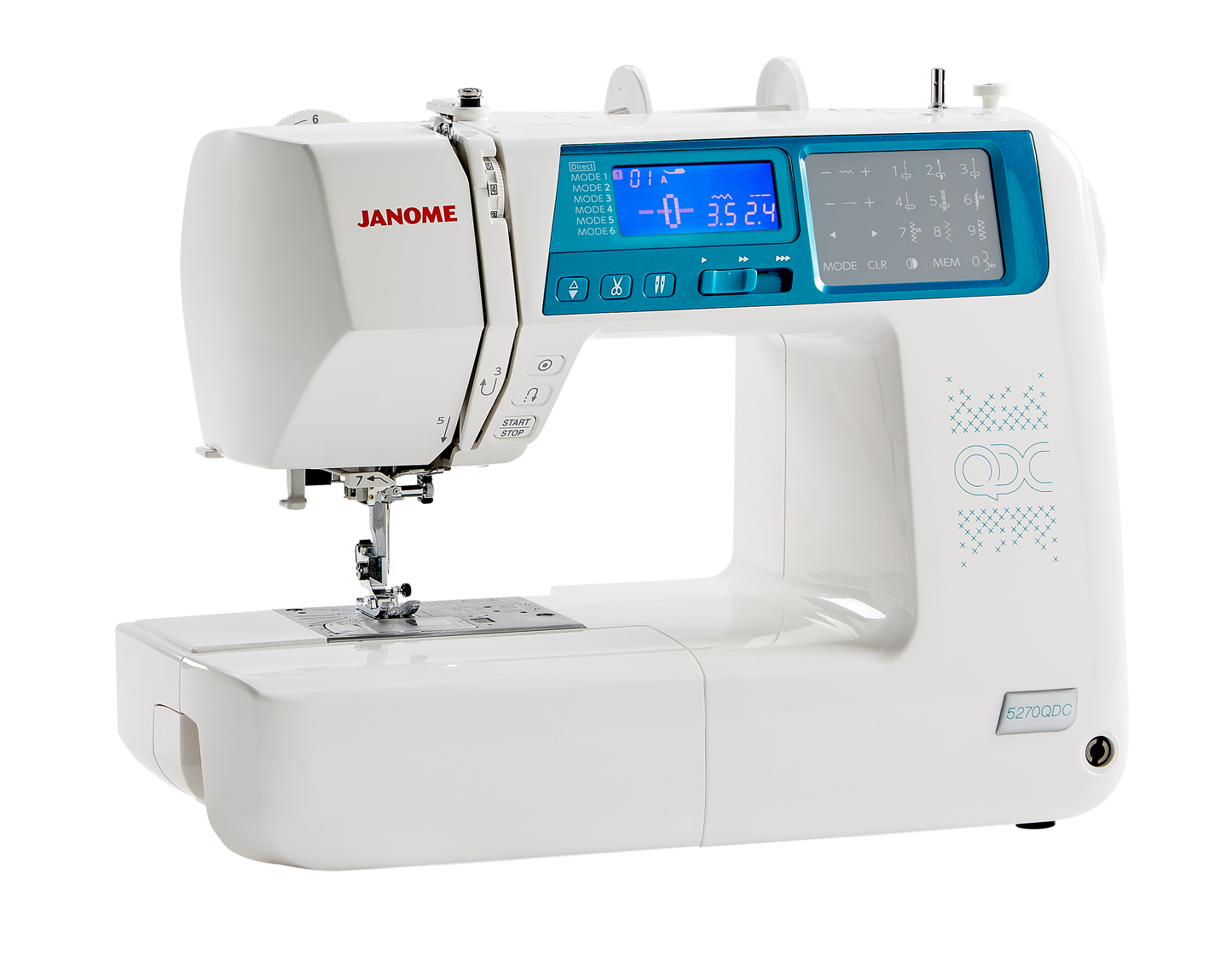 Janome 5270QDC Computerised Sewing Machine - with 270 stitches including an alphabet ***Special Purchase - Save £120***