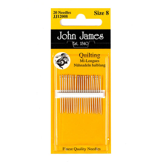 John James 20 Quilting / Betweens Needles size 7