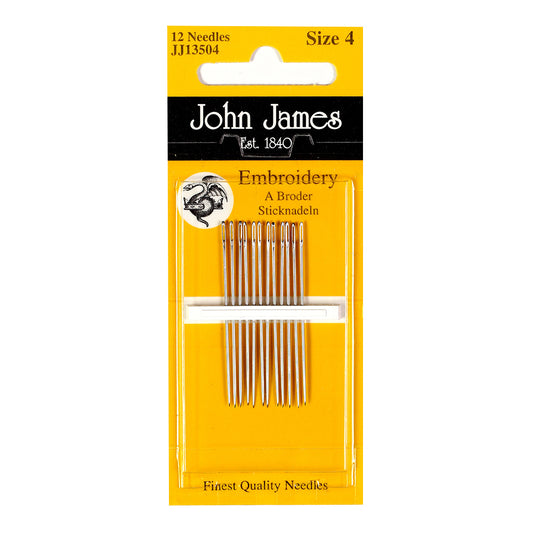 John James Embroidery Needle Size 9